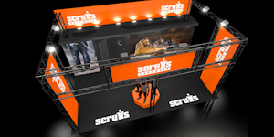 Scruffs Exhibition Stand by Essential Supplies & Quattro Displays