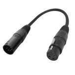 Cable DMX Adaptor 5 pin Male to 3 pin Female XLR