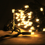 Fairy Lights - 90 x Warm White LEDS on 10m Commercial Grade Black Cable