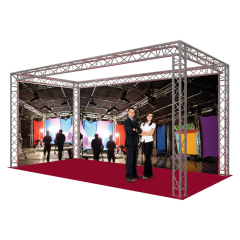 Exhibition Stand C - Square Truss Frame by Metalworx. 6 x 3 x 3m