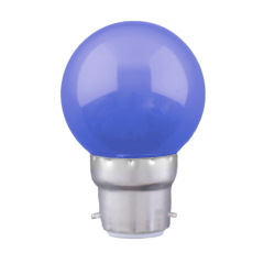 1w LED Festoon Golfball Blue BC - Shatterproof