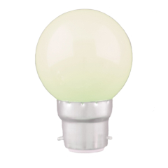 1w LED Golfball Warm White BC Non Dimmable - Shatterproof