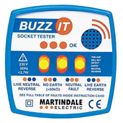 BZ101, 13 Amp Test Plug with LED & Audible Indicator - No. MARBZ101