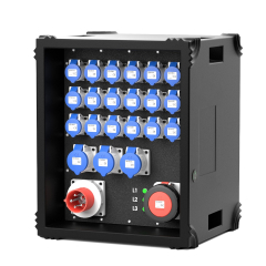 6.3.V6.T Titan Power 63A 400v Distribution to 18 x 16A 230v, 3 x 32A 230v with Protection