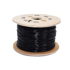 Black Galvanised Wire Rope 2-3mm 7 x 7 Drum 100m PVC Coated