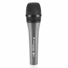 Dynamic Super Cardioid Sennheiser E845 Black/Silver Vocal Microphone