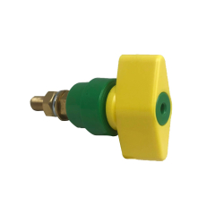Earth Stud Screw 8mm Thread - Yellow / Green