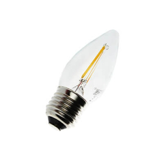 Non Dimmable Warm White Clear Candle Bulb