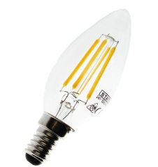 LED Candle Lamp 3.5w and Dimmable SES