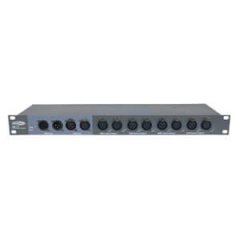 DMX Amplifier and 4 Way Splitter for Rack Mounting