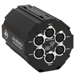DMX Amplifier and 7 Way Splitter Ideal for Truss Mounting