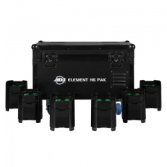 Element Hex IP - Set of 6 Battery Powered LED Uplighters by ADJ