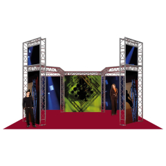 Exhibition Stand Extra Large - up to 12m x 12m sizes - Square Truss Frame