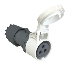 Connector / Socket 16A 42v IP44 3 Pole / Pin by PCE 283