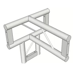 Ladder Truss Three Way Junction with Leg by Metalworx