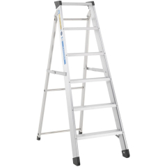 7 Rung Zarges Industrial Swingback Stepladder