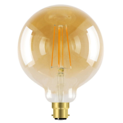 Sunset Vintage Globe 125mm 5W LED B22 Dimmable Lamp
 