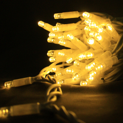 Fairy Lights - 90 x Warm White LEDs on 10m Commercial Grade White Cable