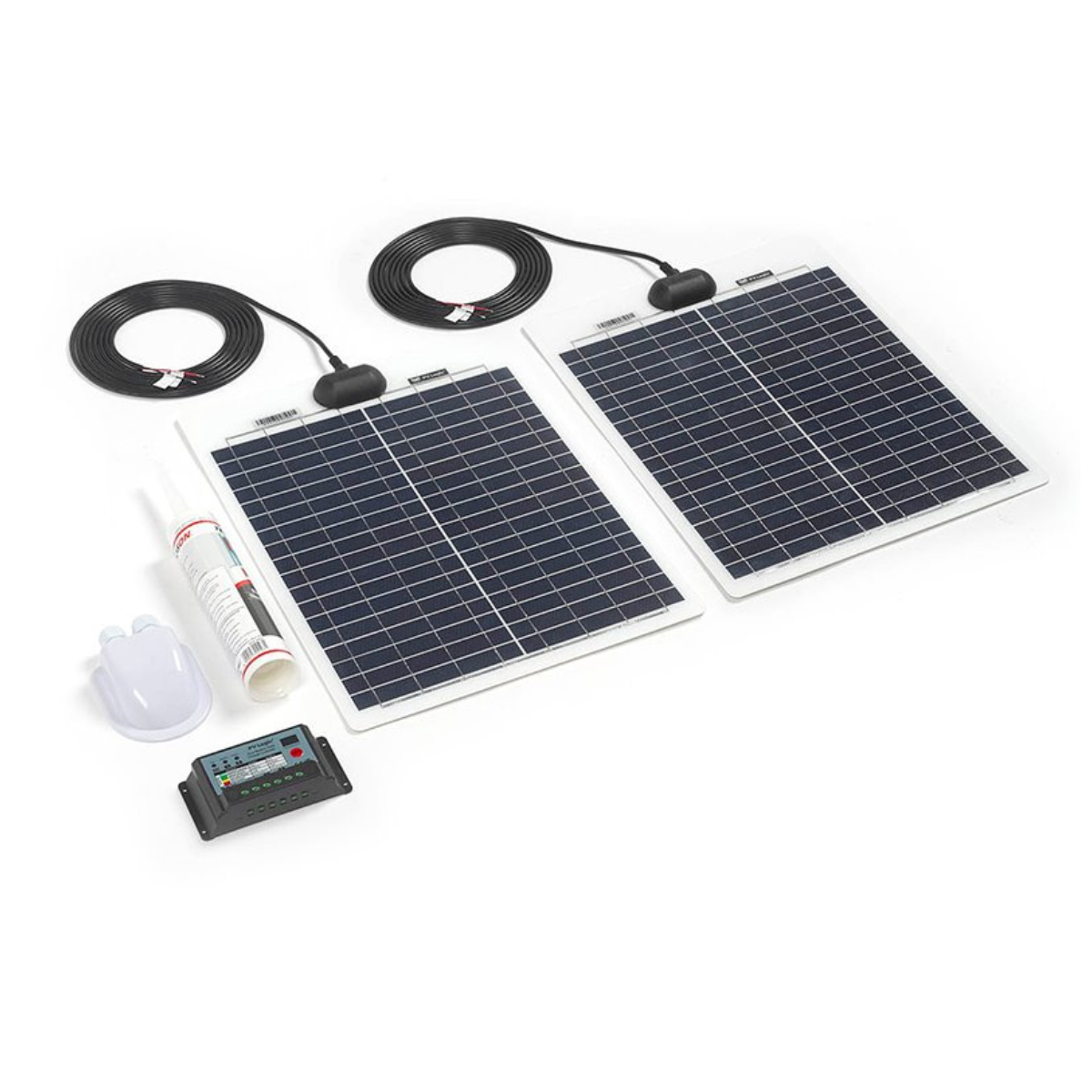 The Premium rigid solar panel comes with everything you need to connect to your engine's starter motor making it the best insurance policy you'll buy this year.