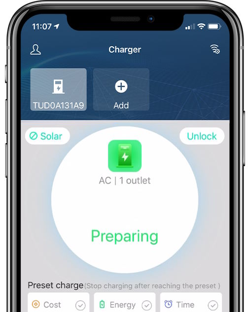 Download Project EV App for your home charger
