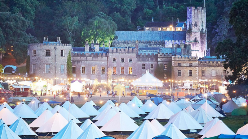 Tents and Marquee at a Festival